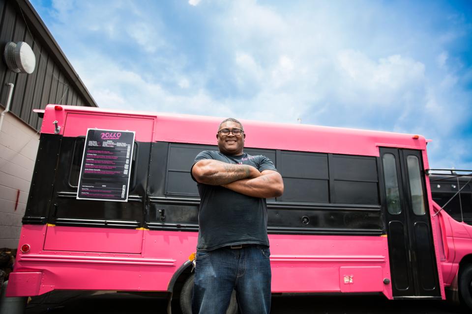 Troy King and his Pollo food truck