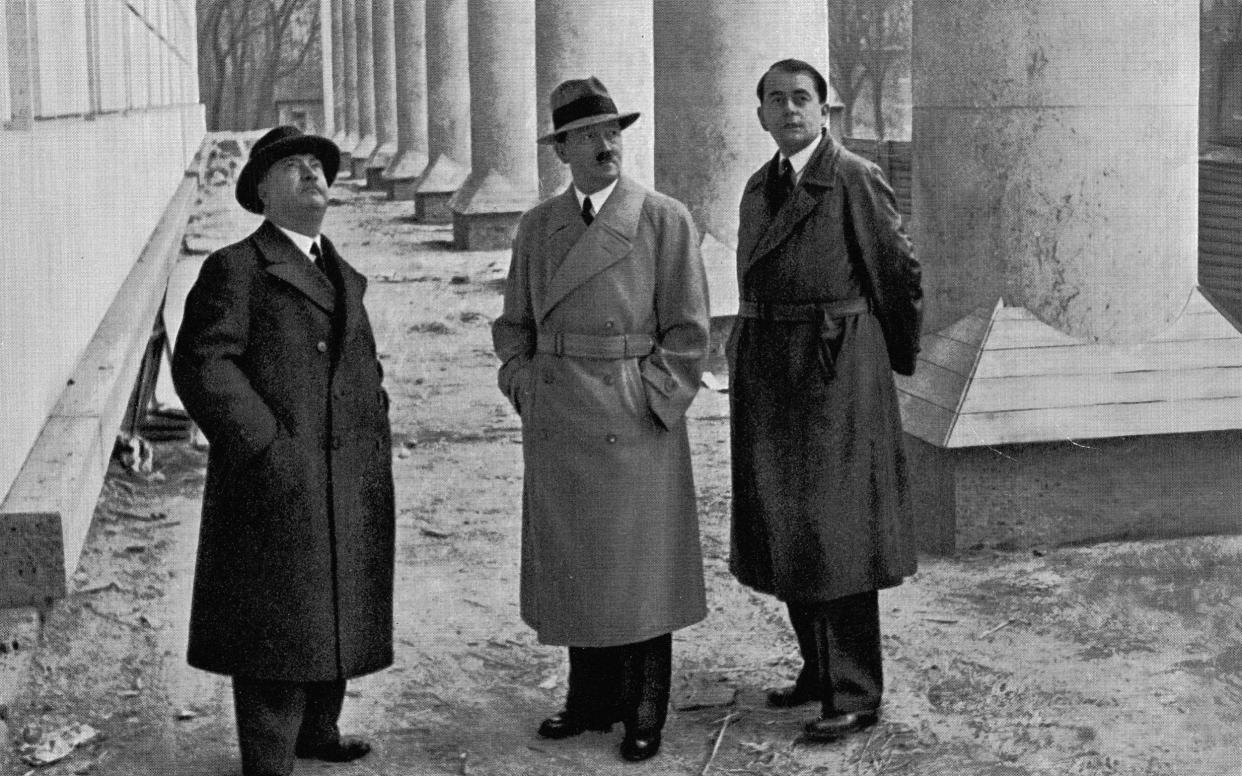 Albert Speer (right) with Hitler - Hulton Archive