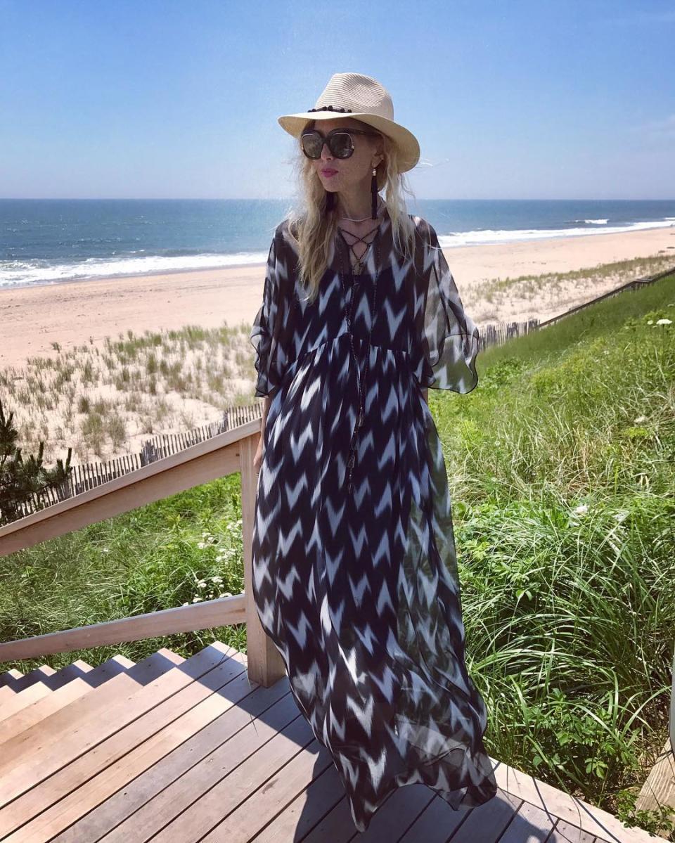 Rachel Zoe in The Hamptons