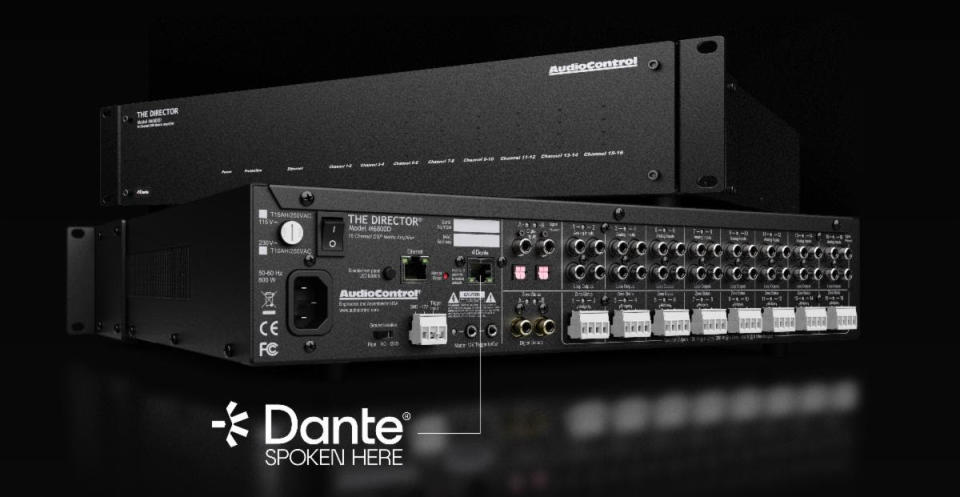 AudioControl devices supported by Dante.