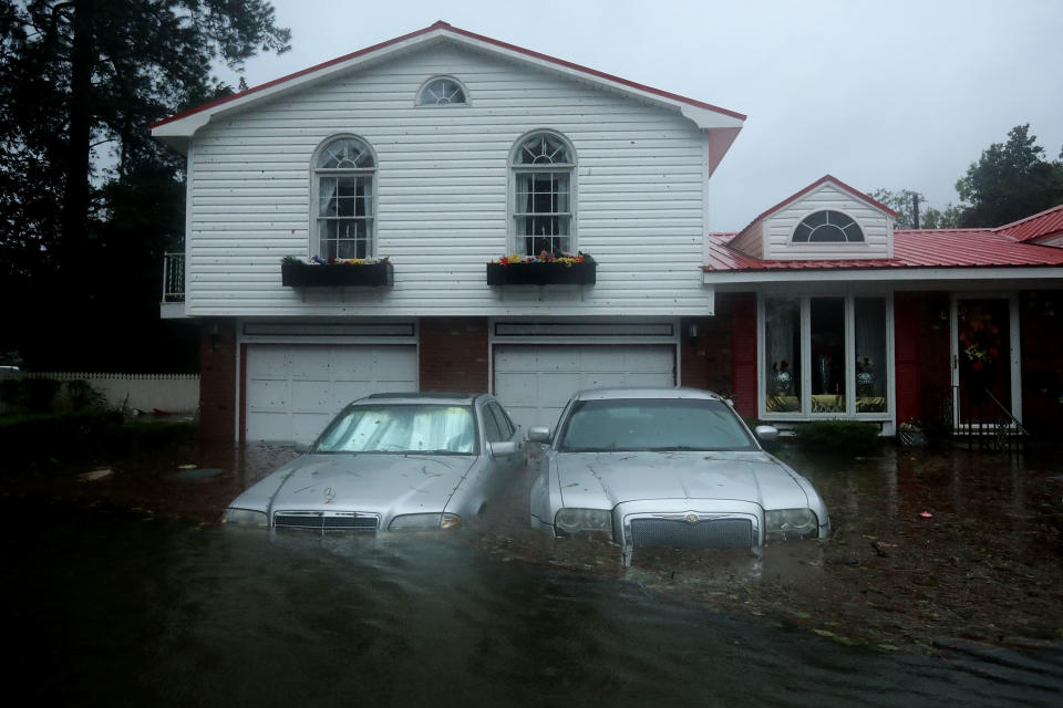 New Bern was the worst hit area along the east coast. Source: Getty