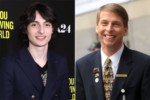 <p>Cindy Ord/Getty; Bobby Bank/WireImage</p> Finn Wolfhard and Jack McBrayer