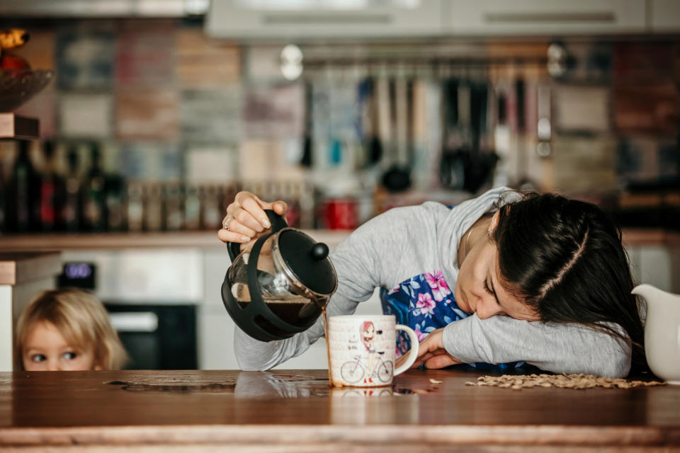 Sleep deprived woman. (Getty Images)