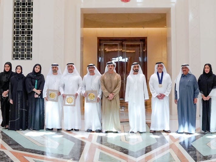 Dubai held a 'gender balance' awards, and every single winner is a man