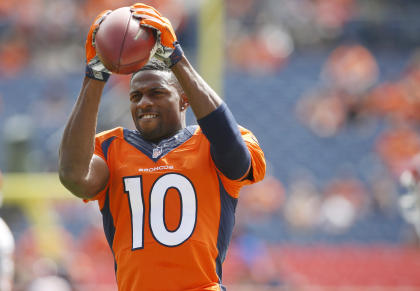 Emmanuel Sanders has put up numbers with Peyton Manning. (USA TODAY Sports)