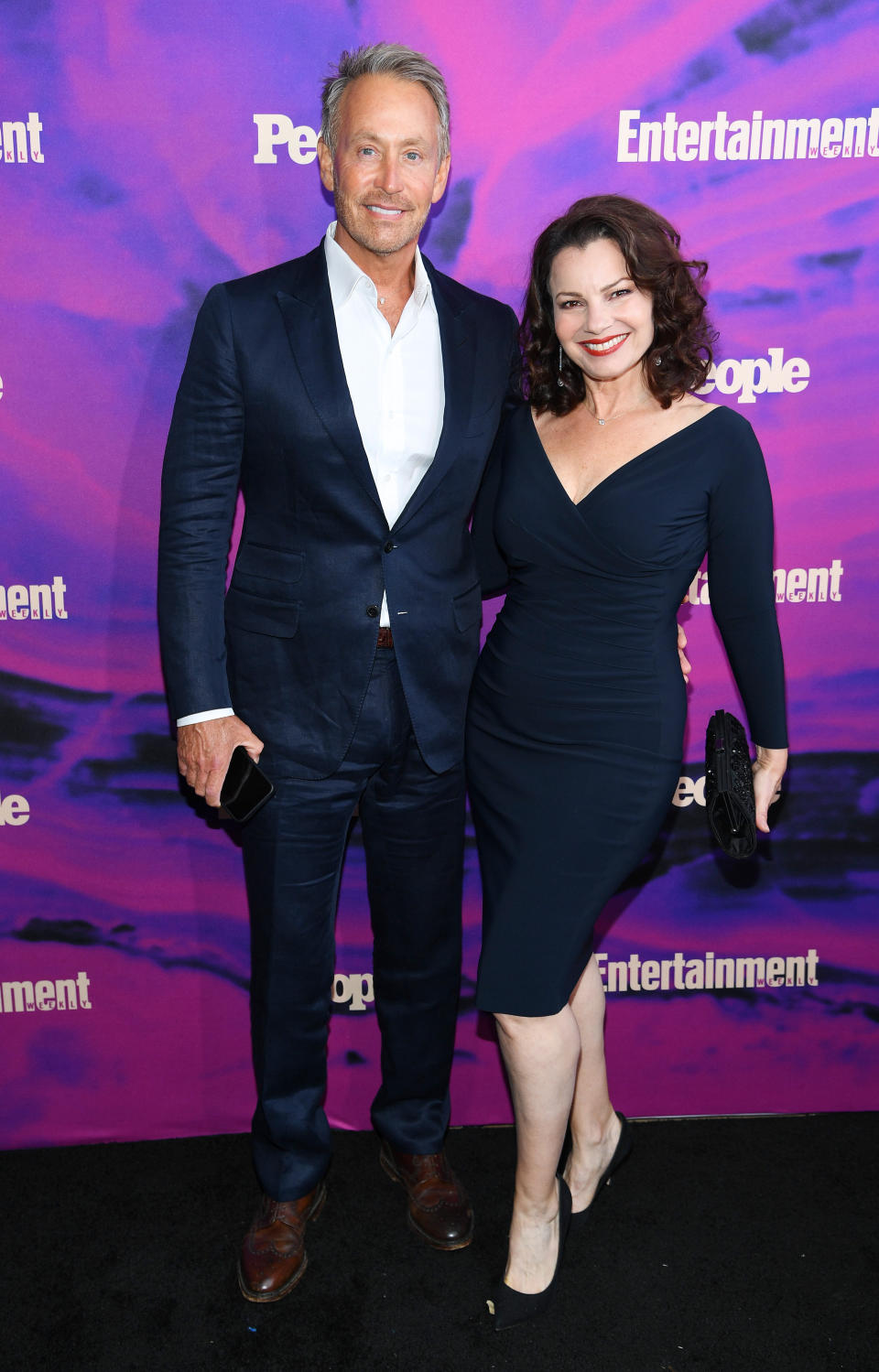 Peter Marc Jacobson and Fran Drescher. (Photo by Dimitrios Kambouris/Getty Images for Entertainment Weekly & PEOPLE)