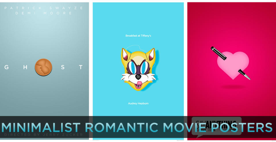 Minimalist Romantic Movie Posters title card
