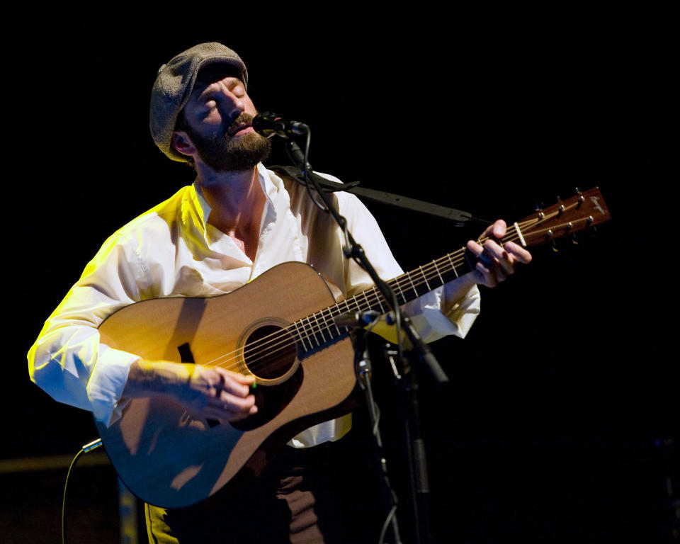 Ray Lamontagne performs at the Bridgestone Arena