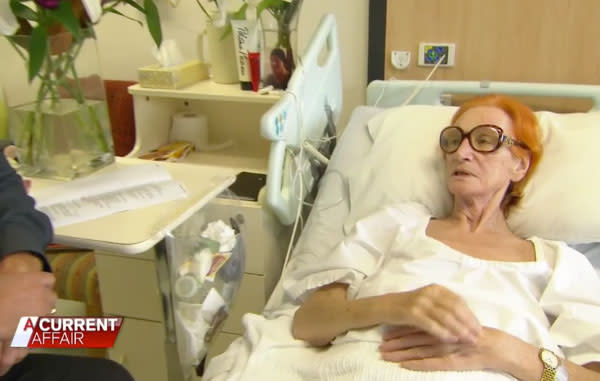 Earlier this year the actress opened up about battling the aftermath of a bladder cancer diagnosis. Source: Channel Nine