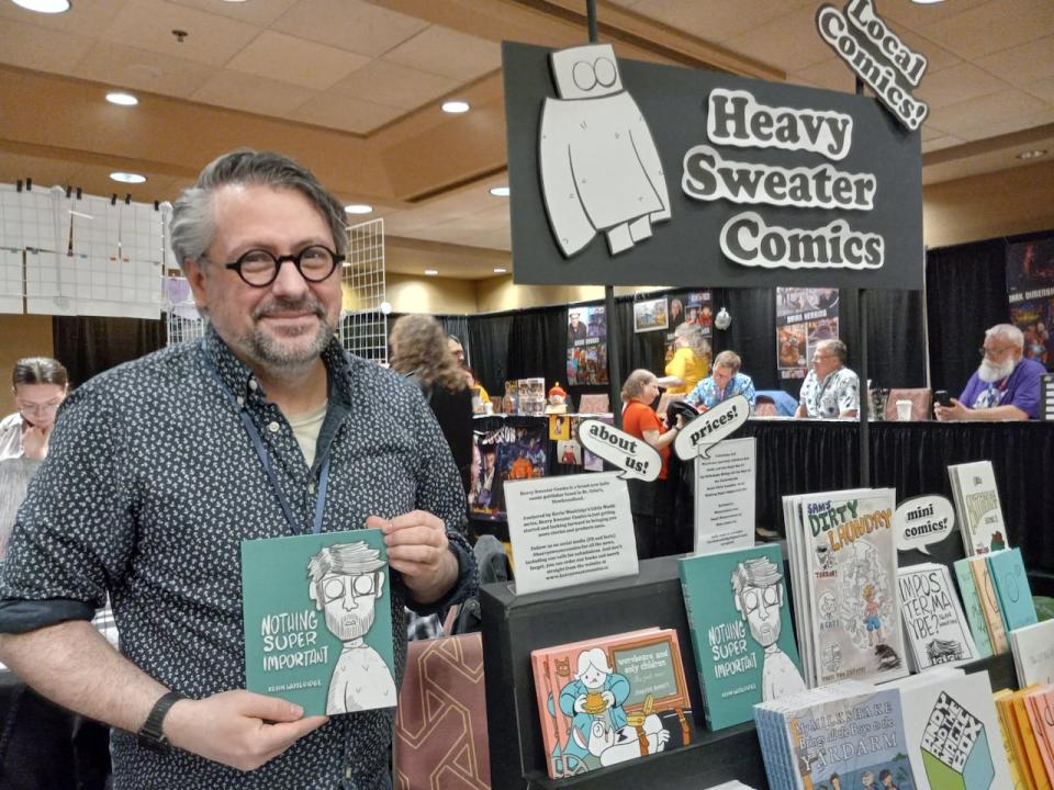 Kevin Woolridge launched Heavy Sweater Comics in November and he has already published seven titles.