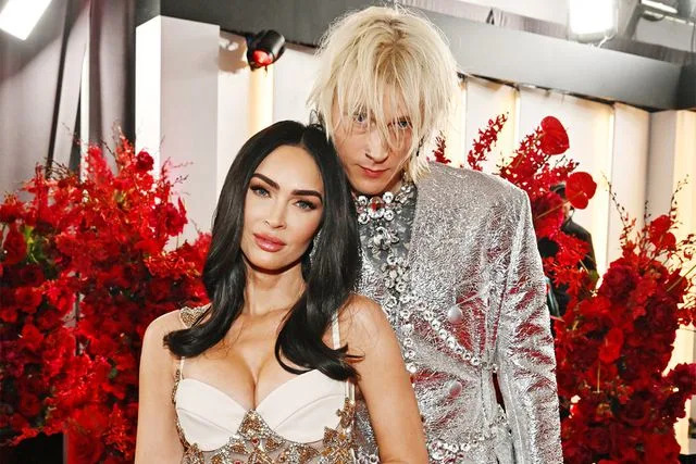 <p>Lester Cohen/Getty</p> Megan Fox and Machine Gun Kelly in Los Angeles on Feb. 5, 2023