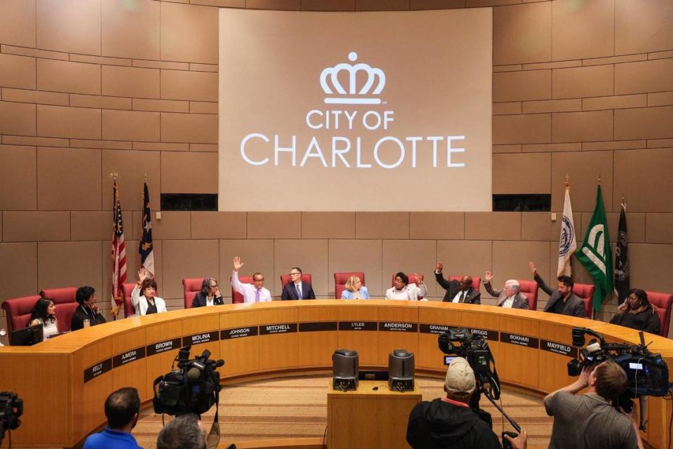 In a 7-3 vote, Charlotte City Council agreed to spend $650 million to renovate Bank of America Stadium, where the Panthers and Charlotte FC play, on Monday, June 24, 2024.