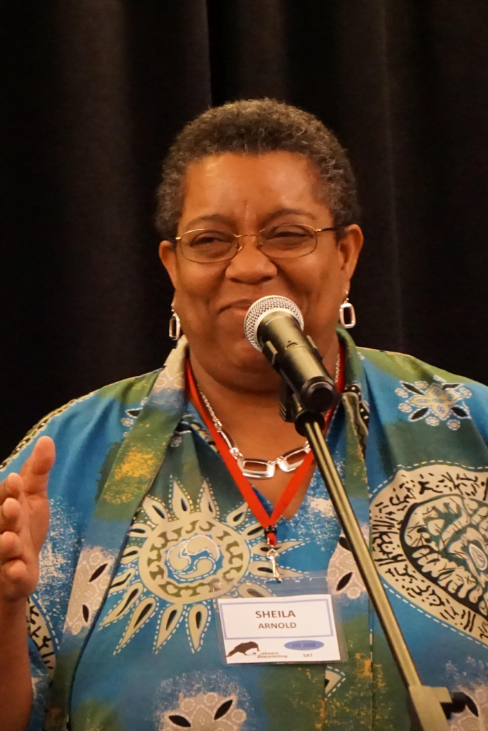 Storyteller Sheila Arnold will perform at the Flatwater Tales Storytelling Festival in June.