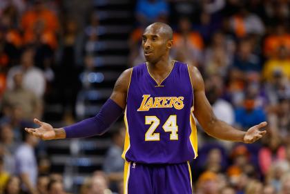 Kobe Bryant and the Lakers are off to an 0-4 start. (Getty Images)