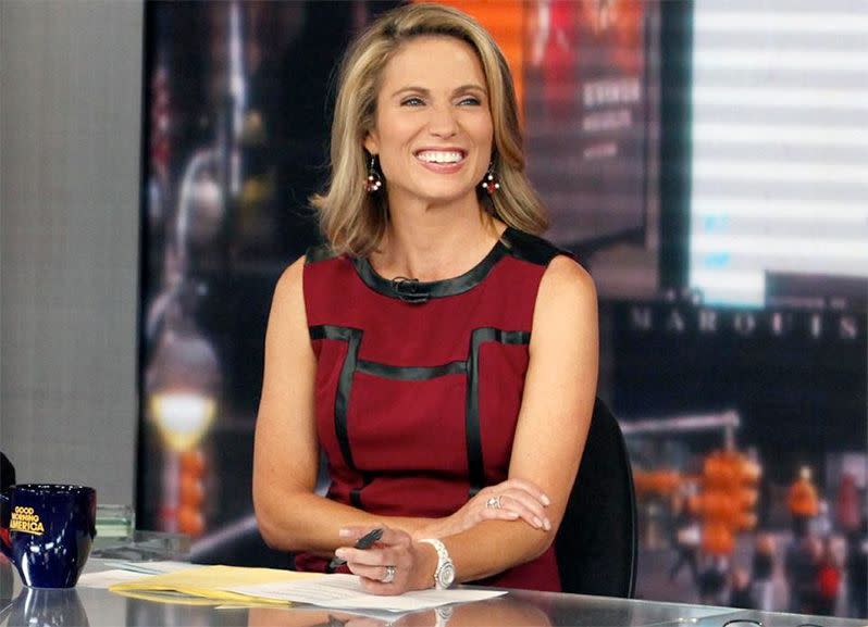 Amy Robach admitted she was reluctant to have the public mammogram that discovered her breast cancer. Photo: AP.