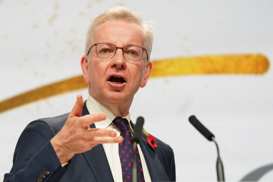 Michael Gove described as ‘Govefinger’ (PA)