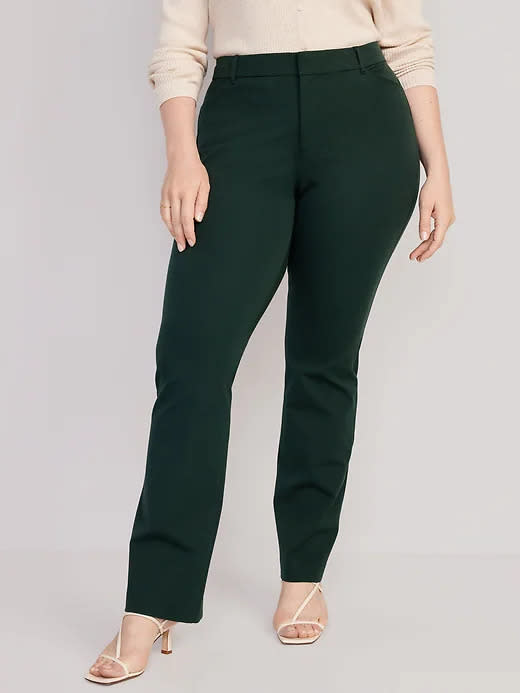 High-Waisted Pixie Flare Pants. Image via Old Navy.