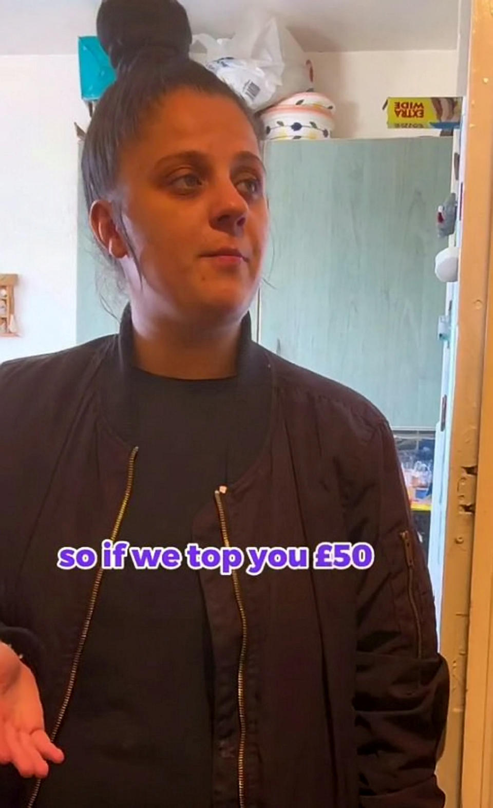 Tanisha Bramwell often uses her own money to help vulnerable people with their energy bills. (SWNS)