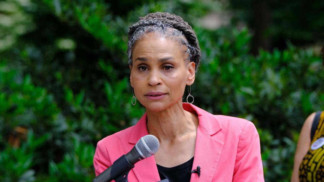 New York City Democratic mayoral candidate Maya Wiley 