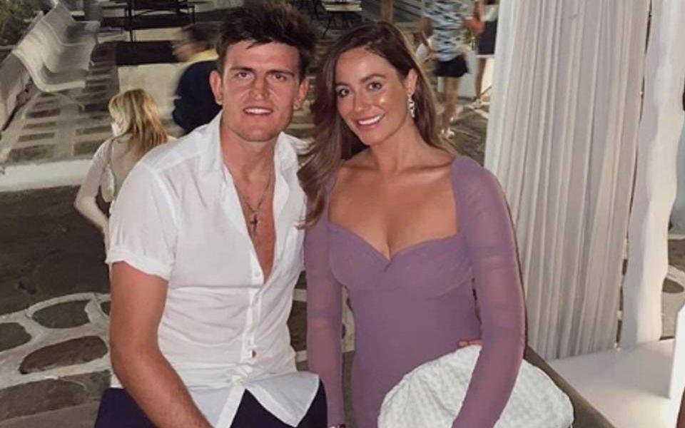 Harry Maguire's girlfriend Fern Hawkins posted this Instagram snap from the holiday earlier this week - Instagram