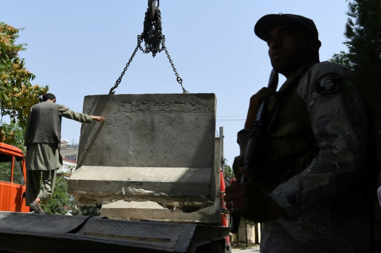 The government in early July began removing the maze of concrete barriers that have proliferated across the Afghan capital in the 16 years since the US invaded Afghanistan at the height of the Taliban's power