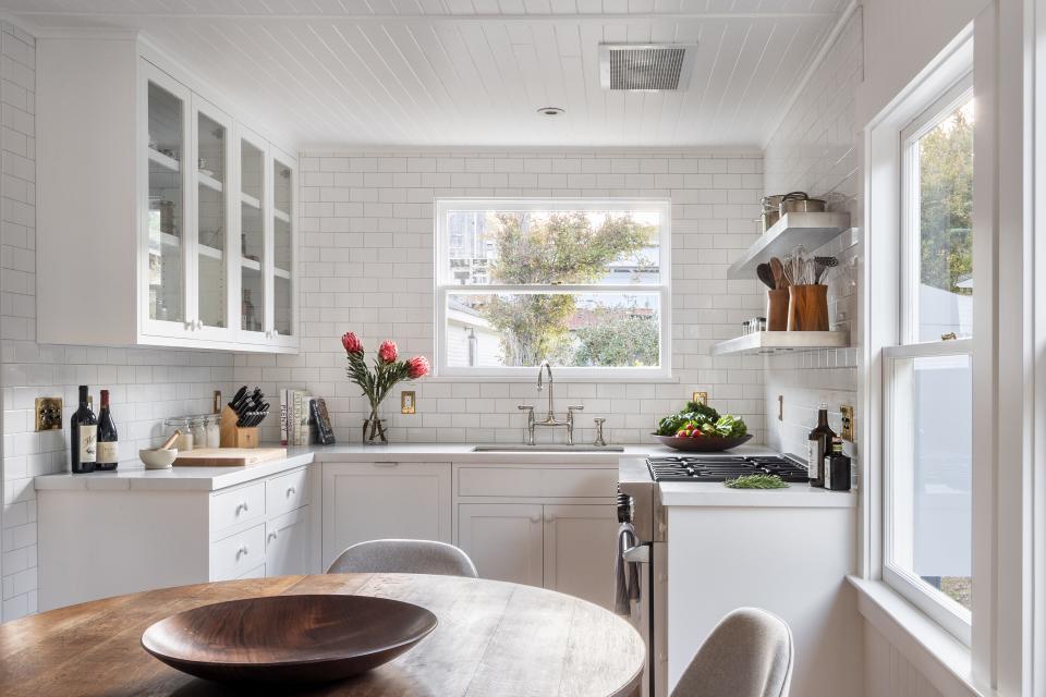 A view of the kitchen in Annie Leibovitz's California estate