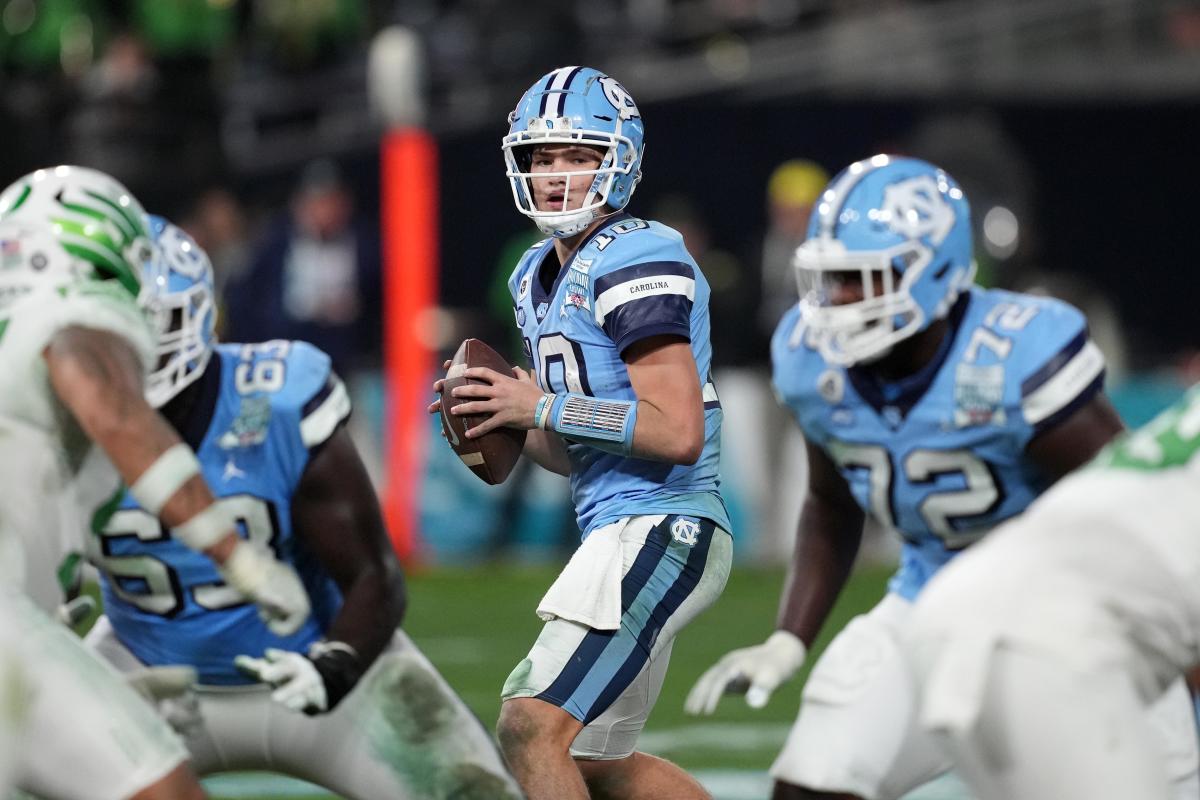 Raiders select UNC QB Drake Maye in latest 2024 NFL mock draft