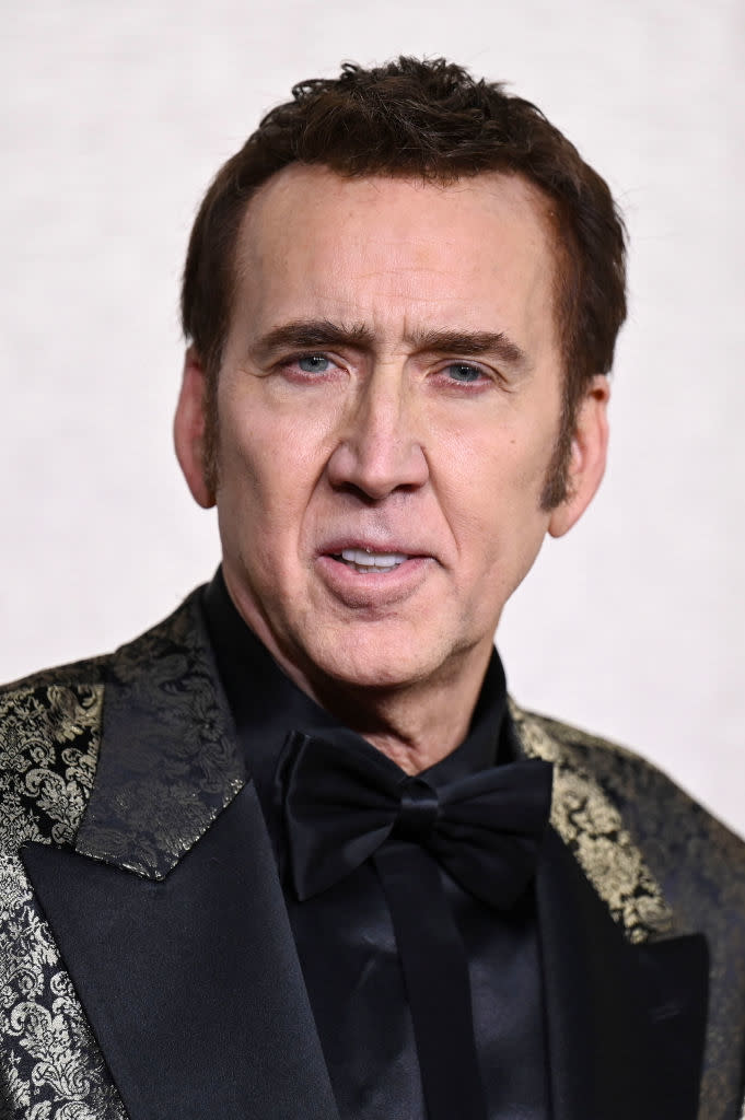Closeup of Nicolas Cage
