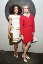 Gugu Mbatha-Raw and Diane Kruger look chic as they pose for a photo at Through Her Lens: The Tribeca CHANEL Women’s Filmmaker Program cocktail party in N.Y.C. on Wednesday. 