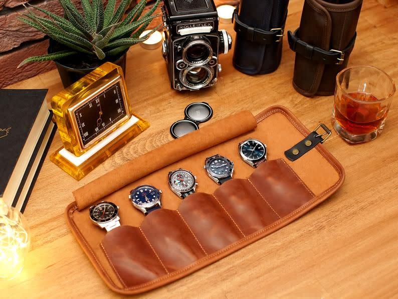 Watch Leather Roll Leather