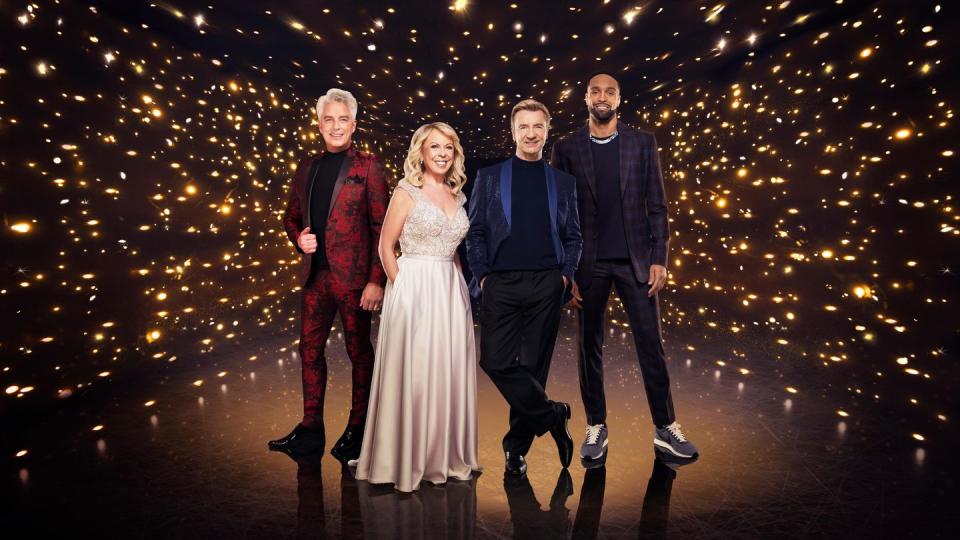 Judges John Barrowman, Jayne Torvill, Christopher Dean and Ashley Banjo