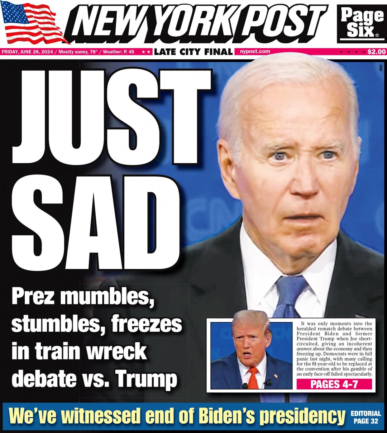 NY Post cover