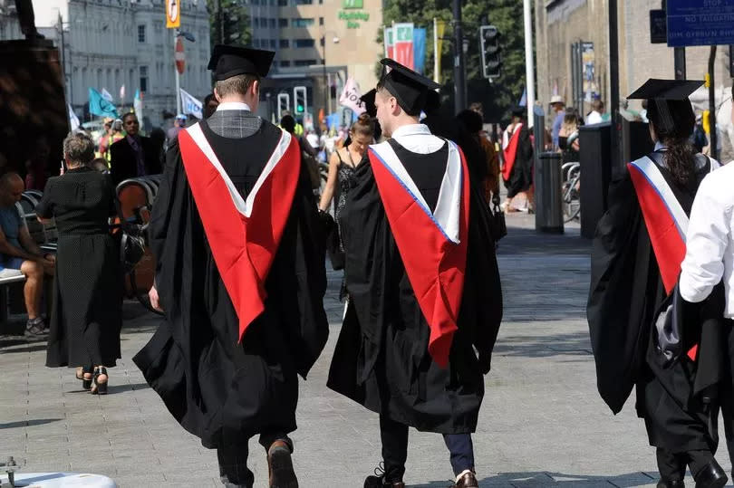 Cardiff university graduates