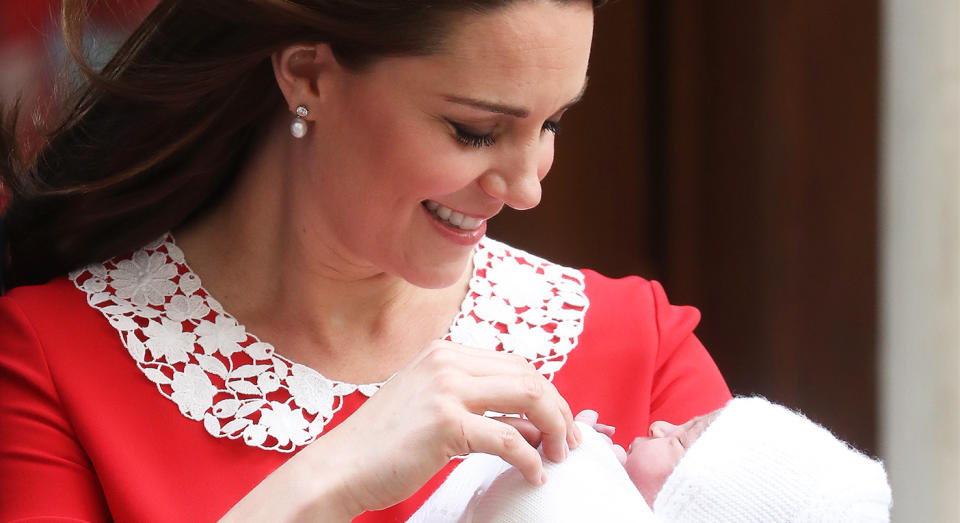 Kate Middleton took less than six months off after giving birth to Prince Louis. [Photo: Getty]