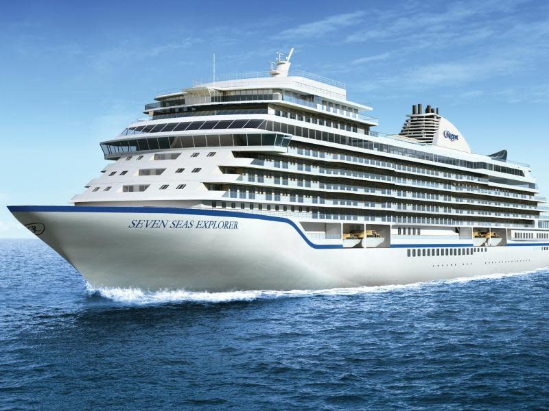 Als das luxuriöseste Kreuzfahrtschiff der Welt bewirbt Regent Seven Seas die «Seven Seas Explorer». Foto: Regent Seven Seas