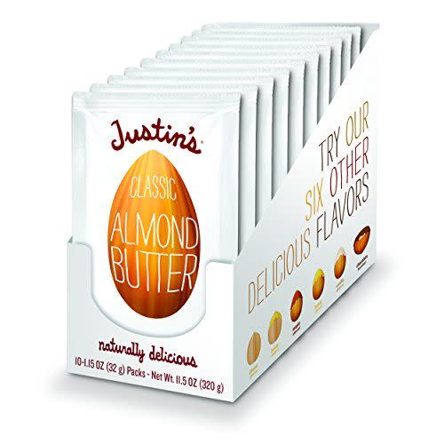 Justin’s Almond Butter Squeeze Packs