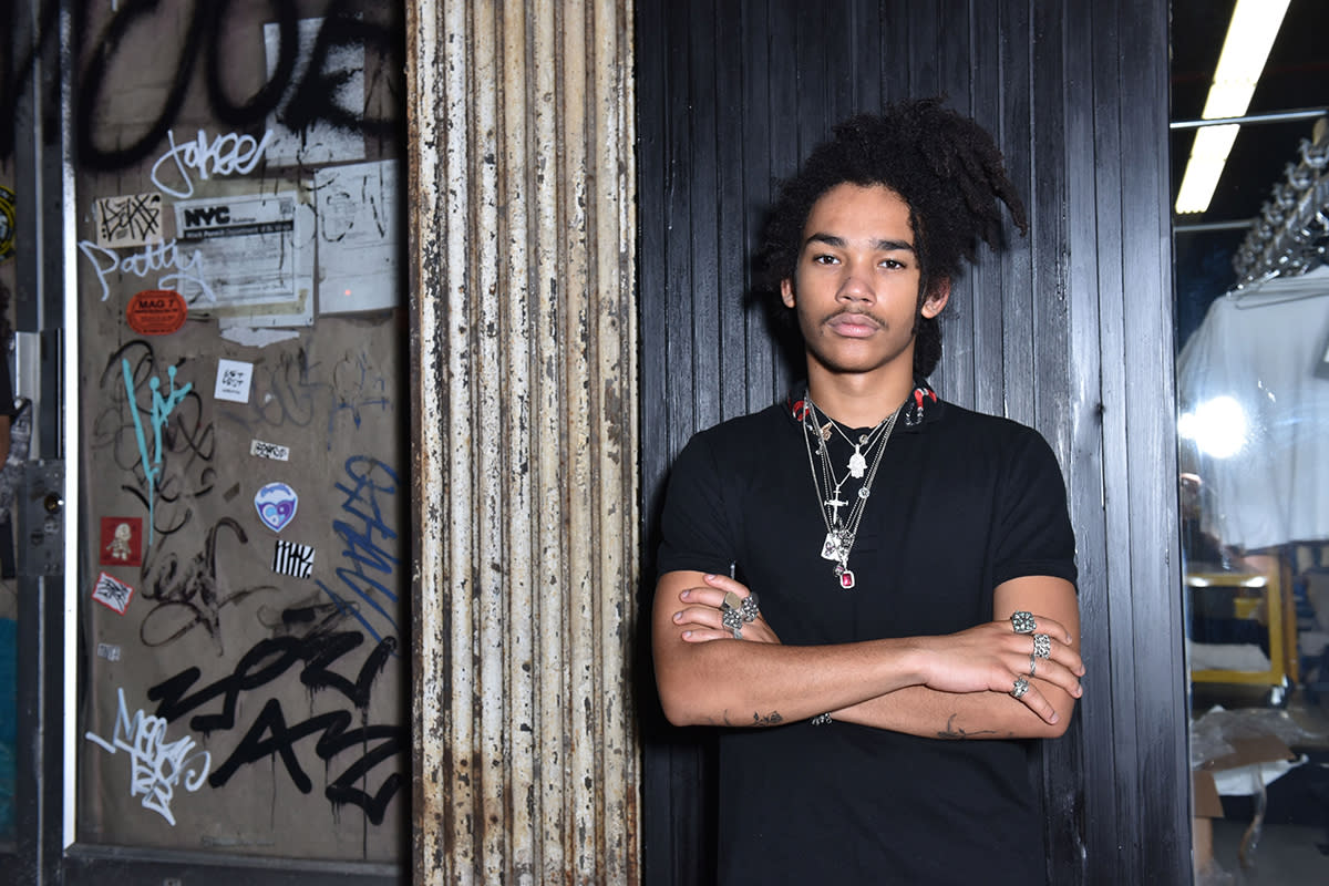 Luka Sabbat attends The Gap is Open at 393 Broadway on September 8, 2016 in New York City. (Photo: Jared Siskin/Getty Images)