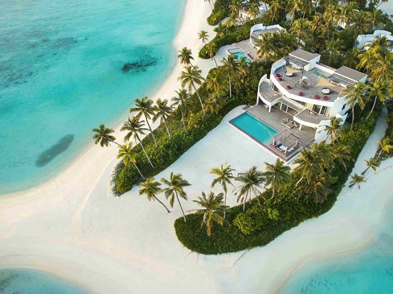 馬爾地夫卓美亞酒店奧拉哈利島推出浪漫情侶度假專案，早餐、晚餐、雙人SPA全包了。（卓美亞集團提供）
