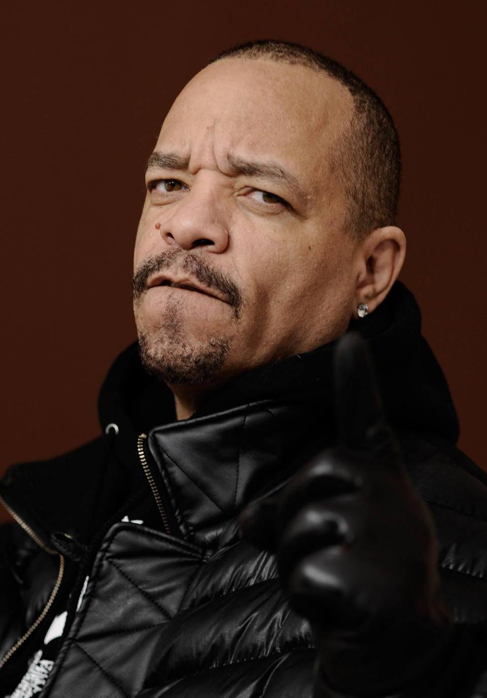 PARK CITY, UT - JANUARY 22:  Director Ice-T poses for a portrait during the 2012 Sundance Film Festival at the Getty Images Portrait Studio at T-Mobile Village at the Lift on January 22, 2012 in Park City, Utah.  (Photo by Larry Busacca/Getty Images)