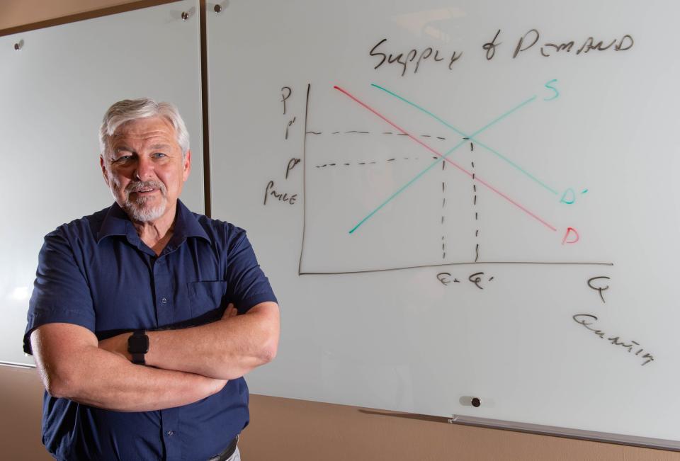 New Mexico State University economics professor Christopher Erickson says holiday shoppers should expect fewer goods and higher prices at stores this year as a result of the strained supply chain.