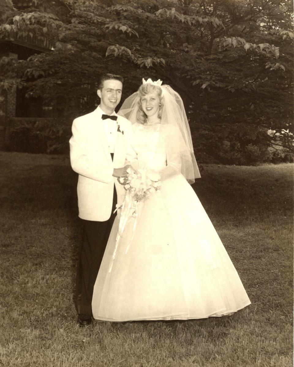 George and Ginger Brown on their wedding day, June 6, 1959. (Photo: Courtesy of Abigail Gingerale Photography)