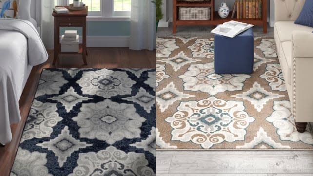 Get that medallion look without overwhelming your floors.