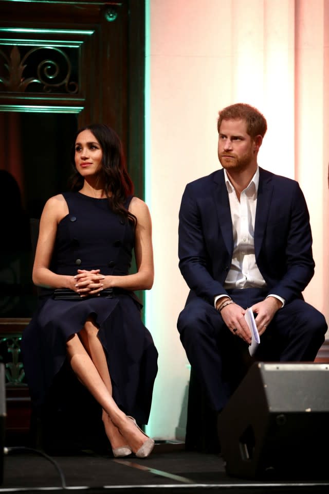 The Duchess of Sussex stepped out in Auckland, New Zealand, on Tuesday in a familiar look.