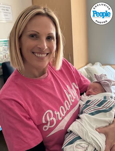 <p>Marlee Maitlin</p> Marlee Matlin with her first grandchild, Brooklyn Rose Garriola