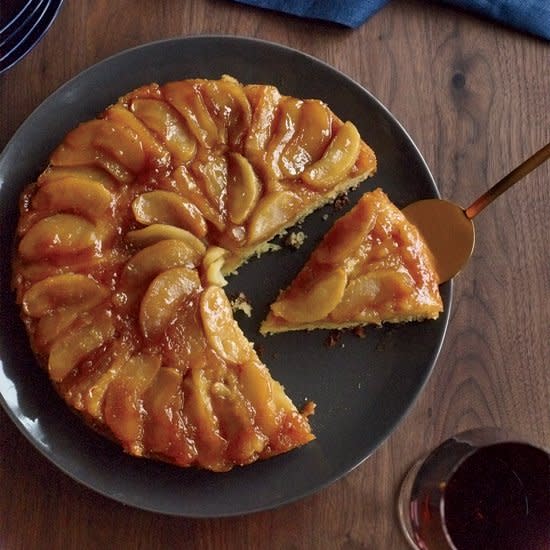 Maple-Apple Upside-Down Cake