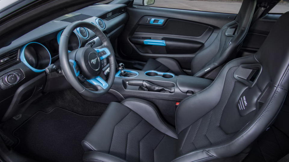 圖／Lithium Mustang EV提供Sport（運動）、Track（賽道）、Beast（野獸）、Valet（舒適）…等多種駕駛模式，讓駕駛能應對各種路況。