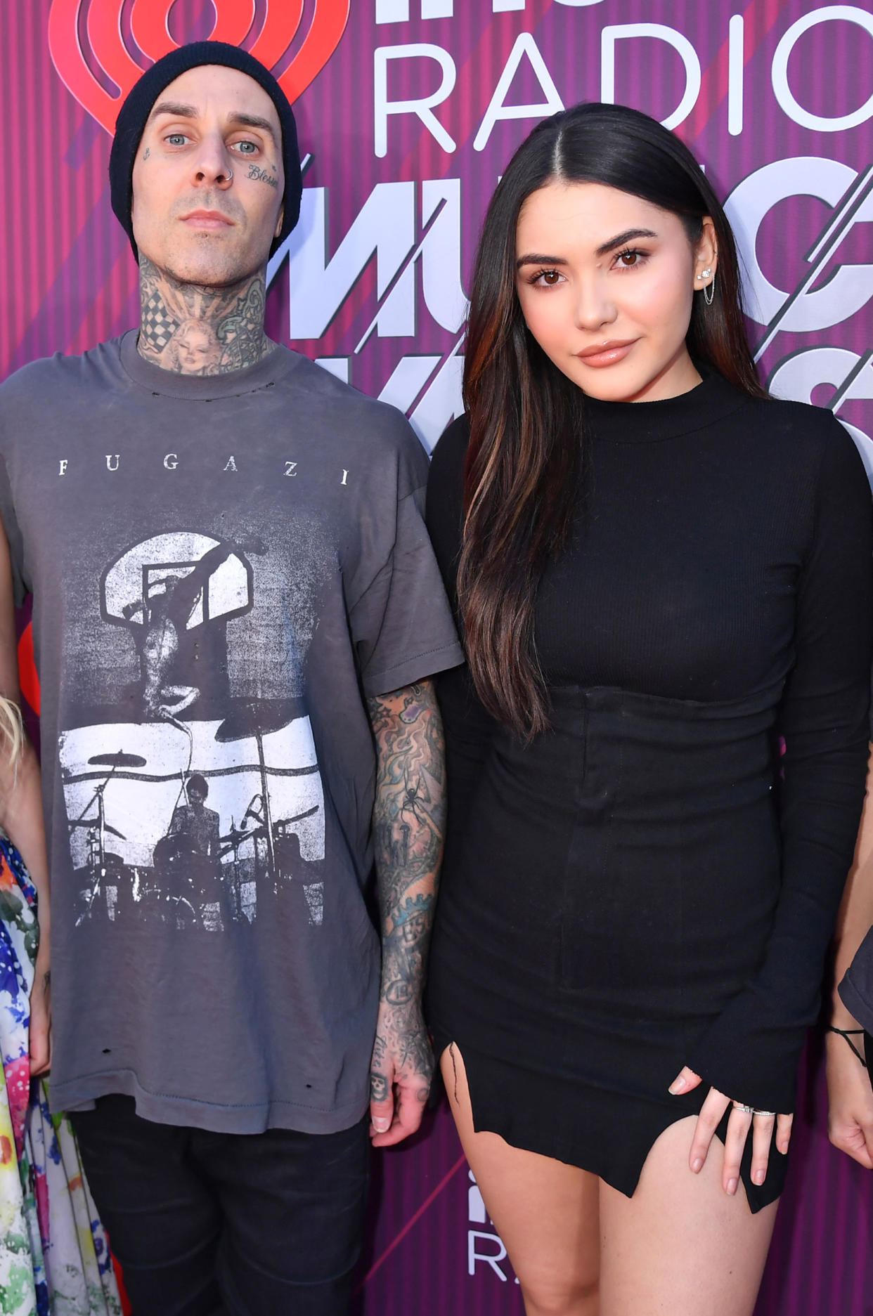 Travis Barker and Atiana De La Hoya (Jeff Kravitz / Getty Images for iHeartMedia)