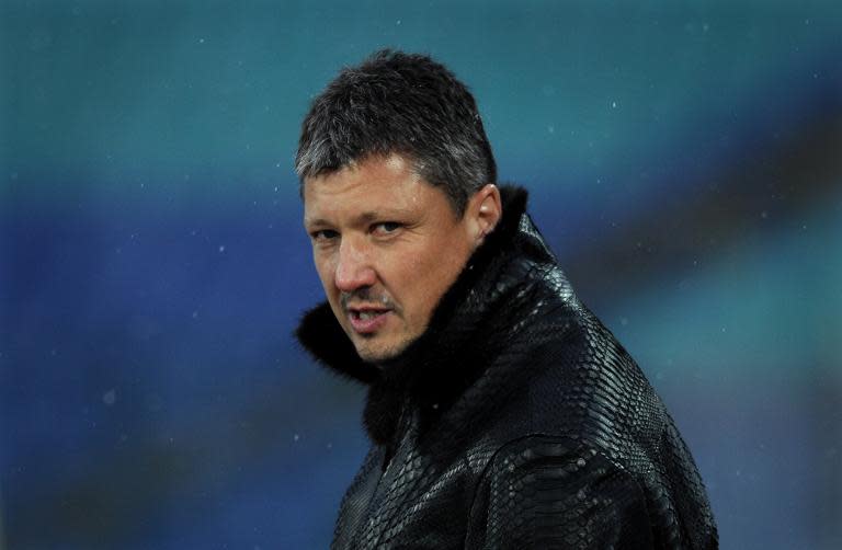 Bulgaria's national football team head coach Luboslav Penev, pictured at the Vassil Levski stadium in Sofia, on March 22, 2013