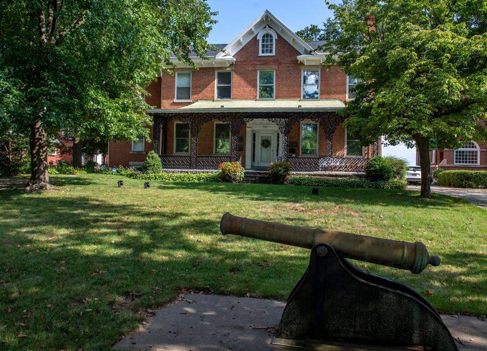 The 1837 John C. Flanagan House at 942 NE Glen Oak Ave. is the oldest standing house in Peoria.