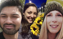 <p>Three of the named victims killed in Saturday’s London Bridge attack (from left): James McMullan, Kirsty Boden and Christine Archibald. (Photos: PA via AP, Metropolitan Police via AP, Archibald family via Reuters) </p>